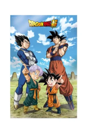 Korting Dragon Ball Super Battle Of Gods Goku Vegeta Family 38x58cm 3d Poster
