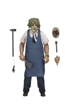 Texas Chainsaw Massacre Clothed Figure Leatherface with Old Lady Mask 20 cm Figuurtje Uitverkoop
