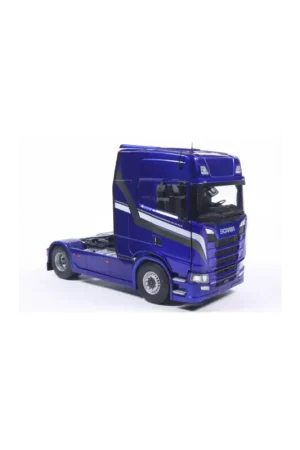 Favoriet Scania 580s highline metallic blue 2023 1/24 Miniatuurr