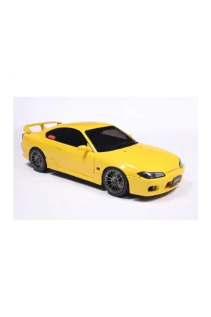 Speciale Aanbieding Nissan silvia s15 spec-r aero lightning yellow 1999 1/18 Miniatuur