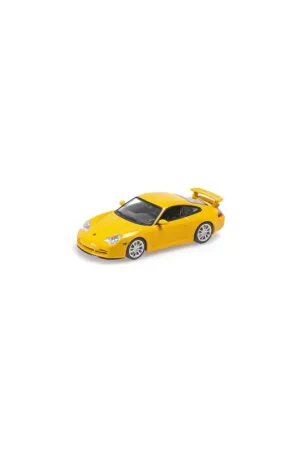 Speciale Aanbieding 2003 Yellow Porsche 911 GT3 Miniatuur