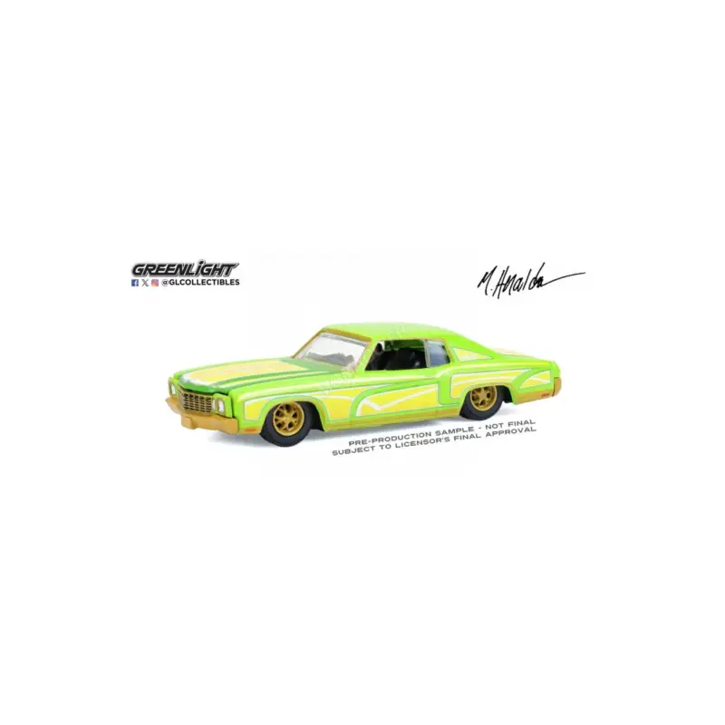 Beperkte Voorraad Chevrolet monte carlo 1970 lowrider "michael heralda - special edition" Miniatuur