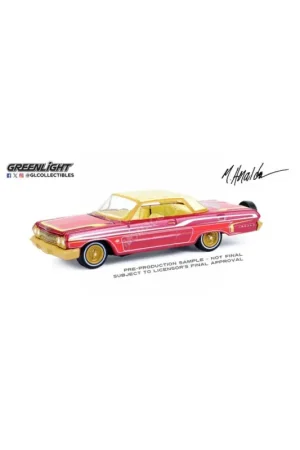 Gecertificeerd Chevrolet impala 1963 lowrider "michael heralda - special edition" Miniatuur