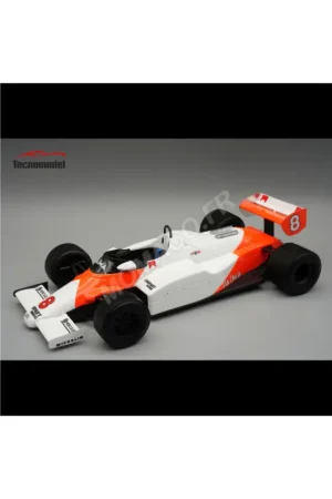 Weekendaanbieding Mclaren mp4/1c 8 niki lauda monaco grand prix 1983 with rain tires Miniatuur