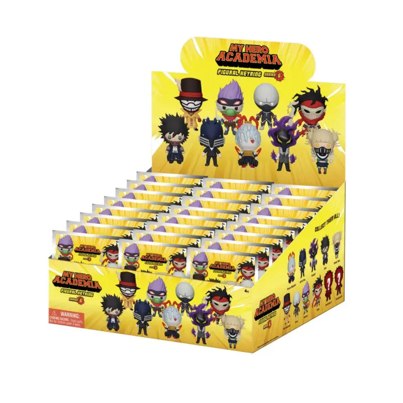 Snelle Levering MY HERO ACADEMIA - Series 6 - 3D Foam Bag Clip (Display 24 Pcs)