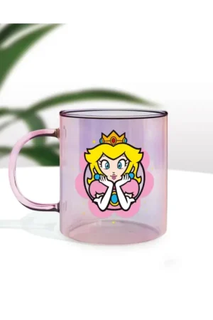 Betaalbaar SUPER MARIO - Peach - Glass Mug 350ml
