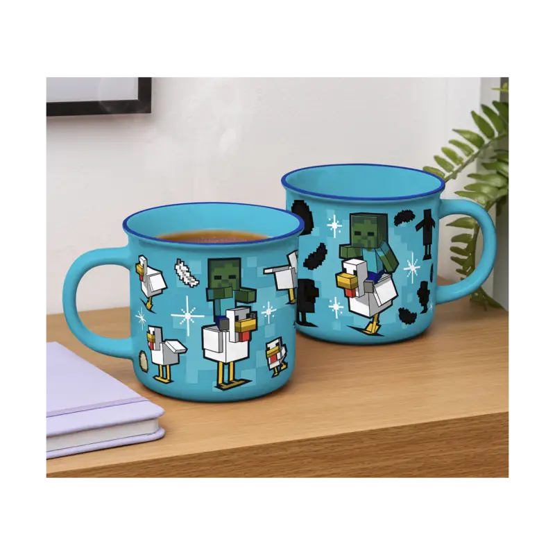 MINECRAFT - Riding Chicken - 350ml Heat-Reactive Mug Laatste Kans