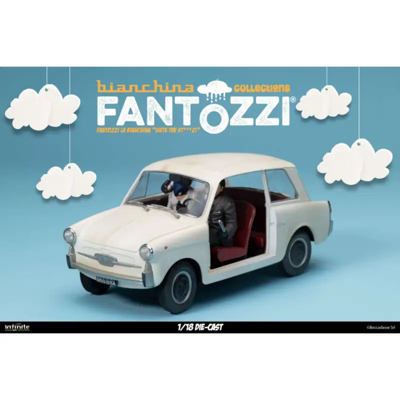 Hete Deal Fantozzi La Bianchina Siete Tre Str...i 1/18 Die-cast