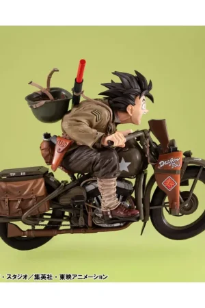 Dragonball Z 05 Desktop Real McCoy diorama PVC Son Goku & Bike 18 cm Figuurtje Dagaanbieding