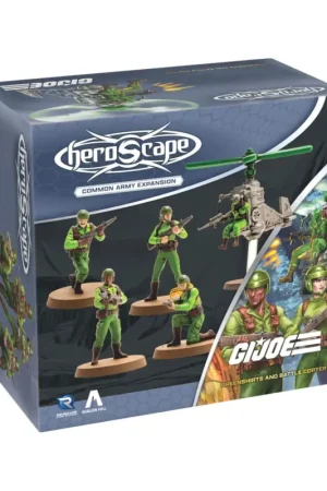 GIJoe Heroscape Army Expansion Greenshirts & Battle Copter (Common) *ENGLISH* Bordspel Gecertificeerd