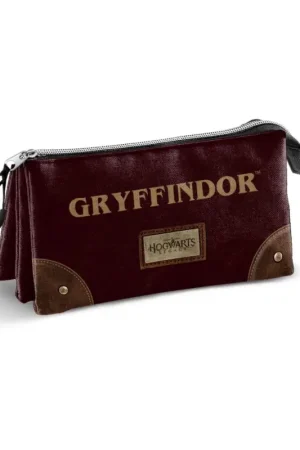 HARRY POTTER - Gryffindor - Triple Pencil Case Beperkt Aanbod