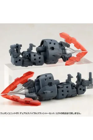 Express Levering Kotobukiya MSG accessories Heavy Weapon Unit 65 Dual Spiral Crusher Set