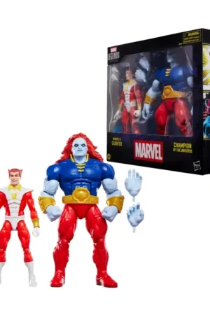 MARVEL - Starfox & Champion of the universe - Fig. Legend Series 15cm Figuurtje Seizoensaanbieding