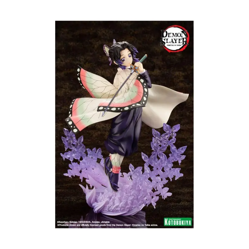 DEMON SLAYER - Shinobu Kocho - Statuette 1/8 ARTFXJ 25cm Figuurtje Nieuw