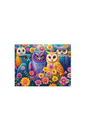 Finale Uitverkoop Puzzel FLOWER OWL MEETING