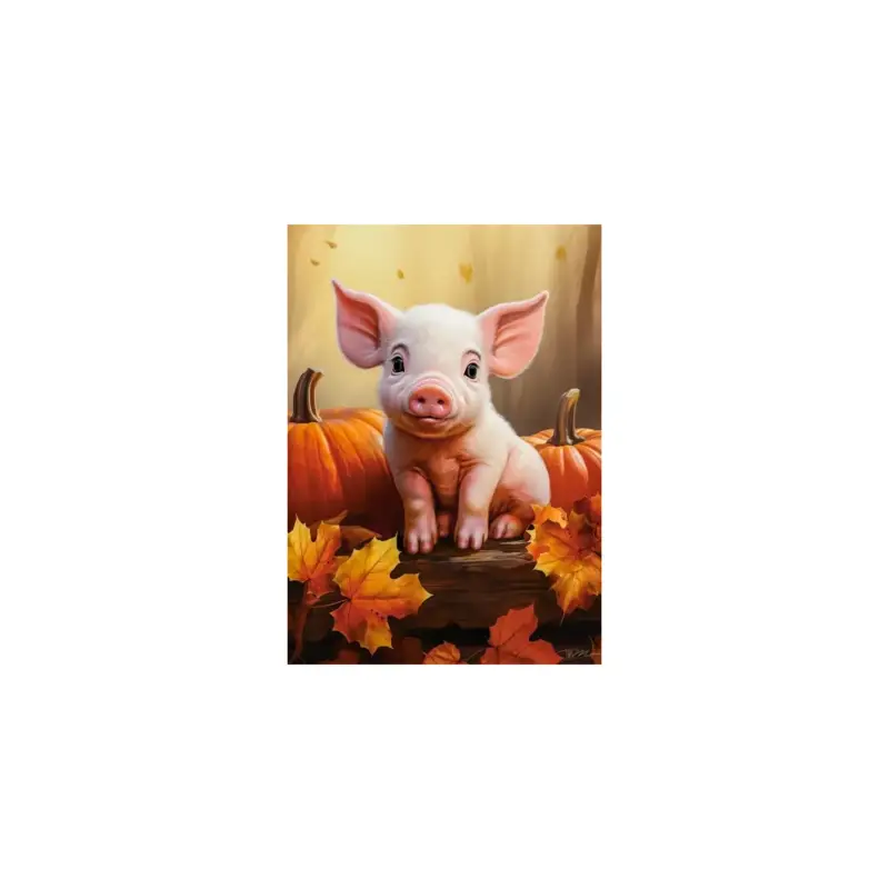 Tijdelijk Beschikbaar Puzzel CUTE FALL PIGLET