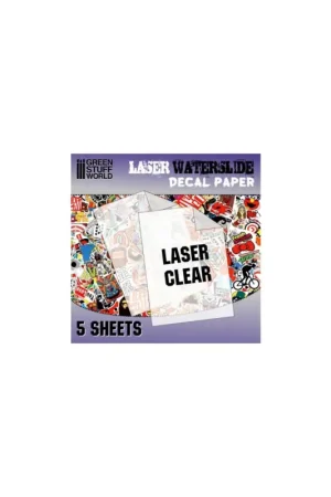 Clear laser decal paper 5 pcs Koop Online