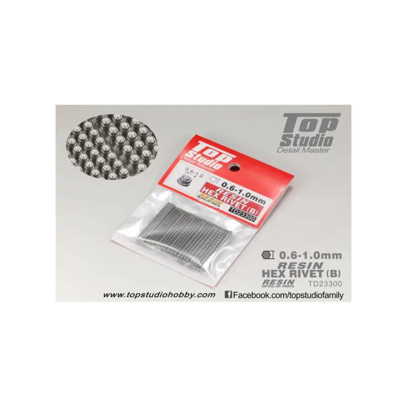 0.6-1.0mm resin hex rivet b Exclusieve Aanbieding