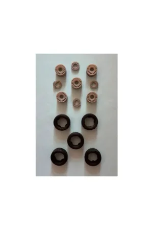 Direct Beschikbaar Wheels + rubber + brake disc (5pc) - c4 wrc