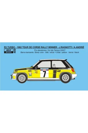 Gereduceerde Prijs Renault 5 turbo 1982 tour de corse rally winner - j.ragnotti/a.andrie