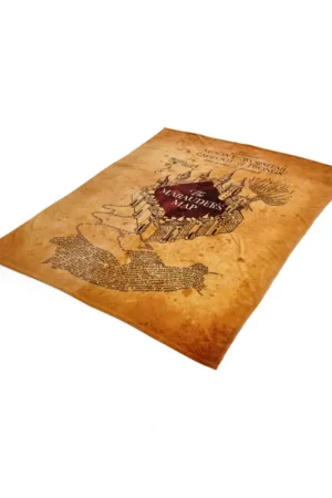 Harry Potter Marauder's Map Cozy Blanket 180 x 200 cm Direct Verzonden