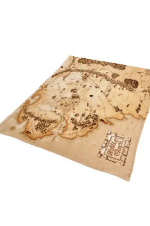 Alleen Vandaag The Lord of the Rings Cozy Blanket Middleearth Map 180 x 200 cm