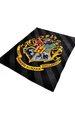 Populair Harry Potter Hogwarts Crest Cozy Blanket 180 x 200 cm