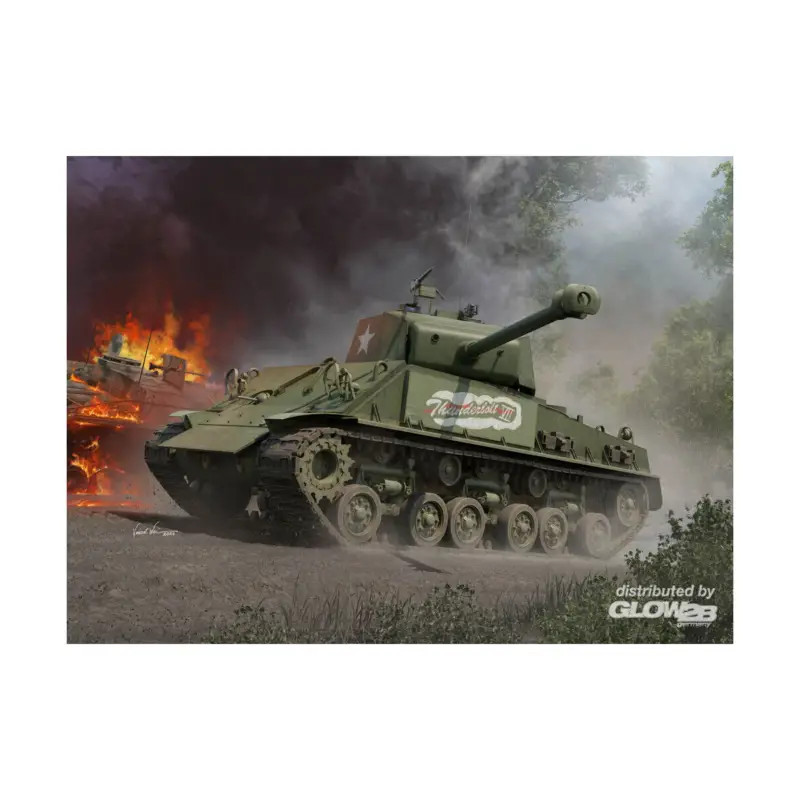 Meest Verkocht M4A3E8 Thunder VII Medium Tank Schaalmodel