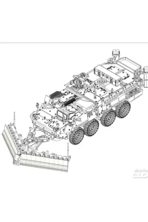 Voordeelprijs M1132 Stryker Engineer Squad Vehicle w/SMP& Schaalmodel