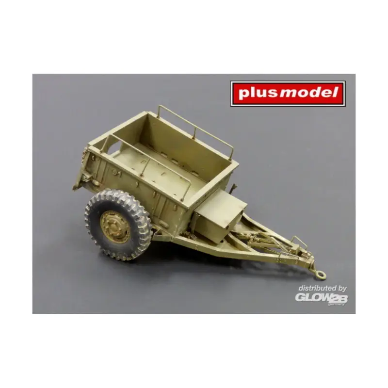 Laatste Versie US ammunition trailer M10 Schaalmodel