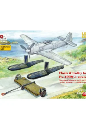 Floats & trolley for Fw-190W-1 fighter Schaalmodel Shop Nu
