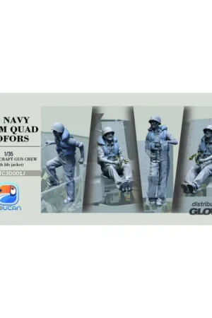 ANTI-AIRCRAET GUN CREW (with life jacket) Figuren Flitsaanbieding