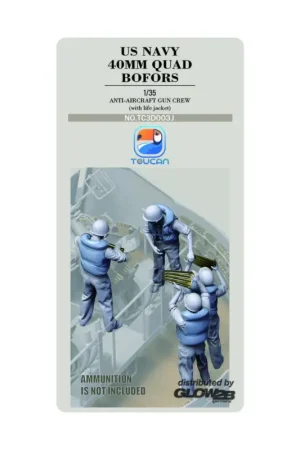 Direct Verzonden ANTI-AIRCRAET GUN CREW (with life jacket) Figuren