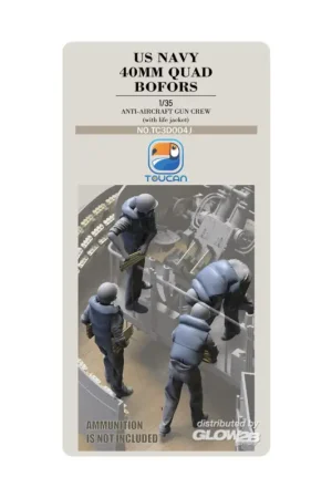 ANTI-AIRCRAET GUN CREW (with life jacket) Figuren Express Levering