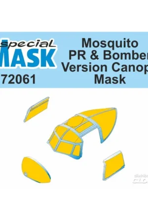 Mosquito PR & Bomber Version Canopy Mask Beperkte Voorraad