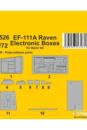 Flitsaanbieding F-111A Open Electronics Boxes for Italeri