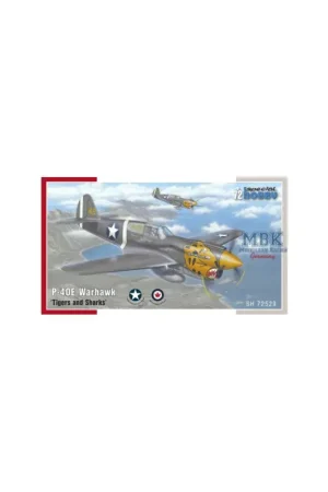 Curtiss P-40E Warhawk "Tigers and Sharks" Schaalmodel Direct Verzonden