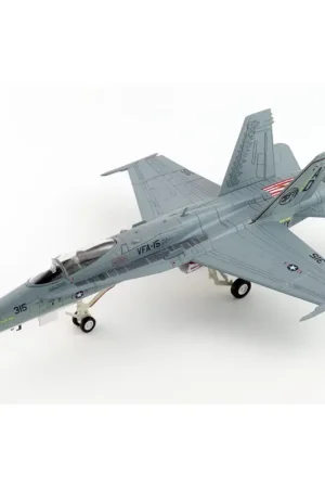 Rechtstreeks Van De Fabrikant F/A-18C Hornet VFA-106 Gladiators, VFA-15 Retro TAC Demo Jet Miniatuur