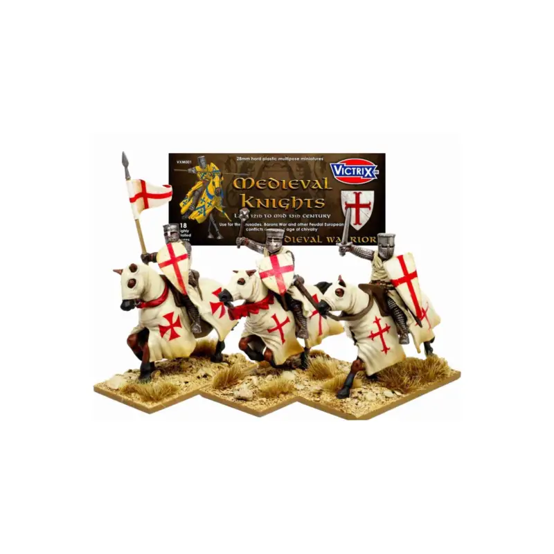 Merkproduct Victrix Miniatures - Medieval Knights Figuurtje