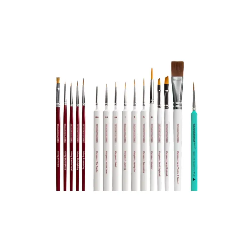 Army Painter - Brushes - New Brush Rack Pack Pincetten Snelle Levering
