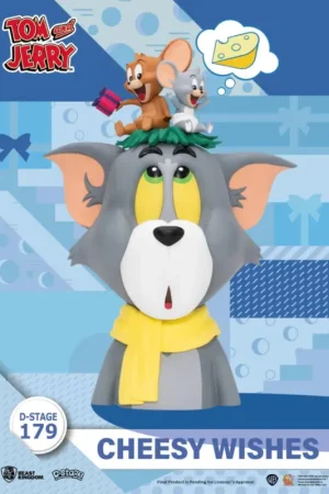 TOM & JERRY - Cheesy Wishes - Diorama D-Stage 15cm Figuurtje Uitverkoop