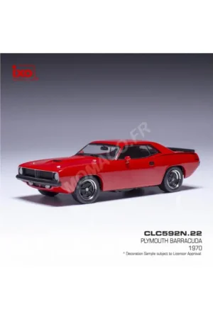 Plymouth barracuda 1970 red Miniatuur Finale Uitverkoop