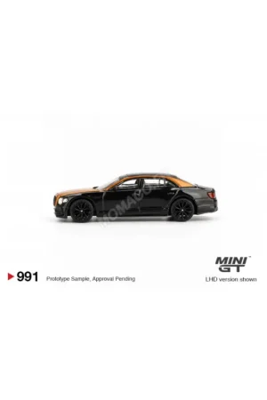 Laatste Kans Bentley flying spur “onyx and orange flame” (blister edition) (lhd) Miniatuur