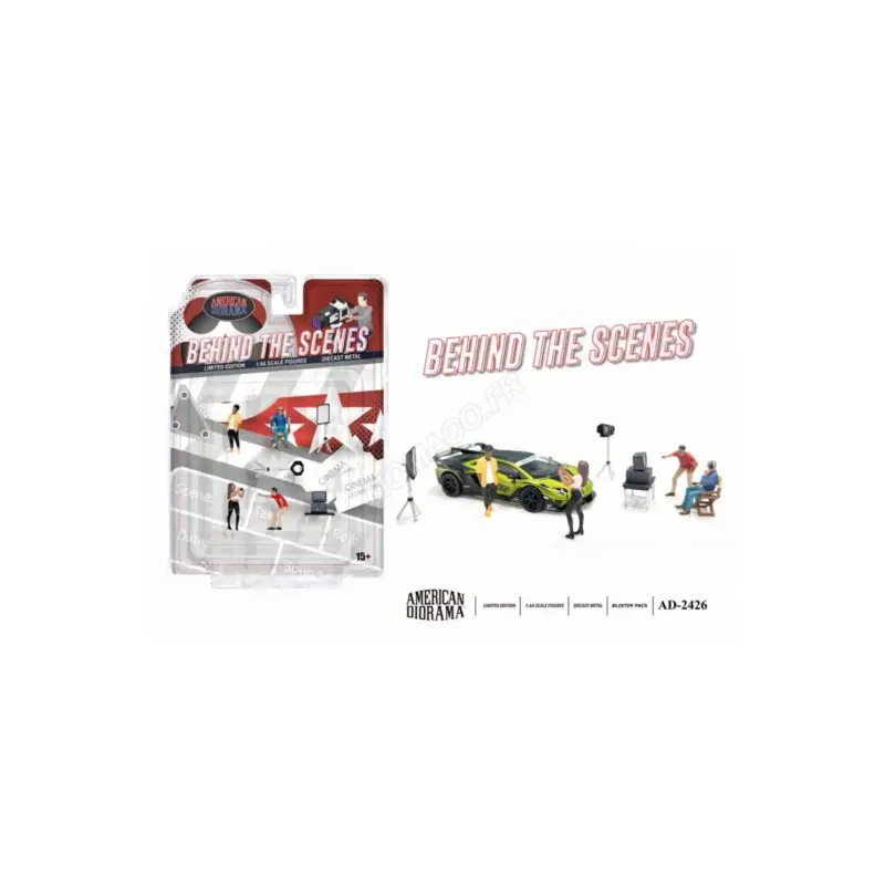 Figure set: characters with accessories "behind the scene 1" Figuren Dagaanbieding