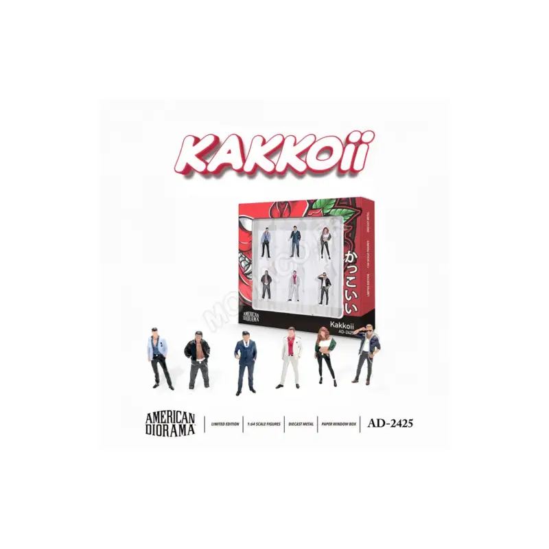 Aanbieding Figure set: 6 "kakkoii" characters Figuren