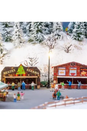Set of 2 Christmas market stalls Koop Vandaag