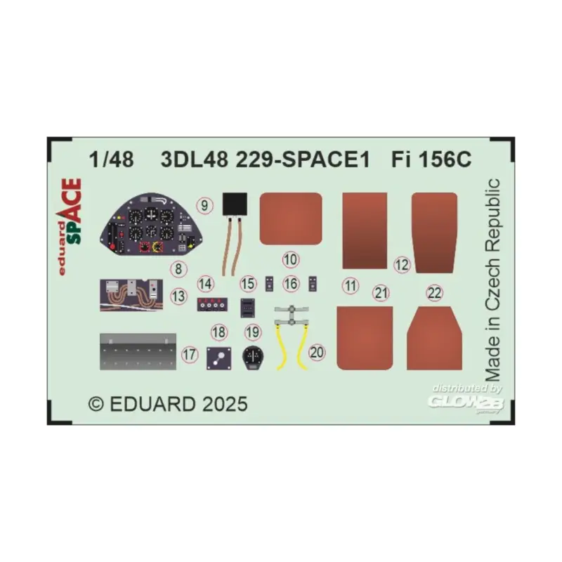 Fabrieksprijs Decal Fi 156C SPACE TAMIYA