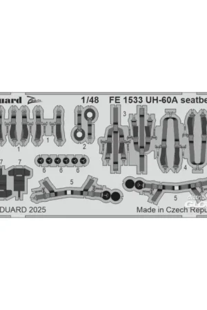 Meest Verkocht Decal UH-60A seatbelts STEEL ICM