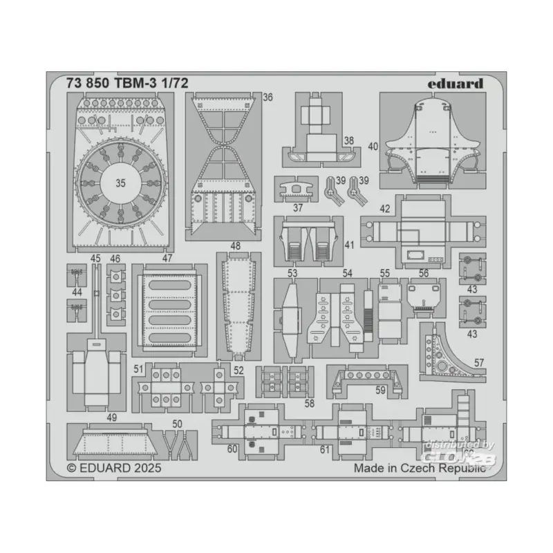 Decal TBM-3 HOBBY BOSS Populair