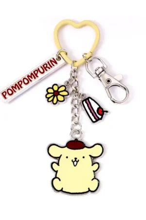 HELLO KITTY - Pompompurin - Keychain with Charms Nu Kopen